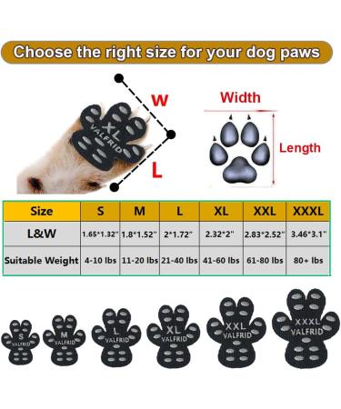 Buy VALFRID Anti-Slip Paw Protectors for Dogs - 24 Pieces Self-Adhesive Silicone Gel Non-Slip Dog Shoes & Socks for Small Dogs (S 3.3*3.9cm 0-5kg) - International Shipping Available - Buy Online on SooperMarket.com