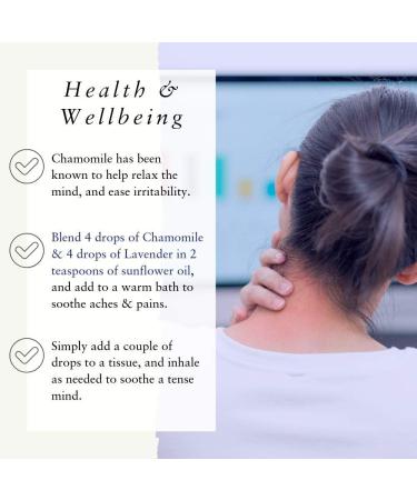 Absolute Aromas Roman Chamomile Essential Oil 10ml - Pure, Vegan, Cruelty-Free - for Diffuser & Aromatherapy Blends - Buy Online on SooperMarket.com