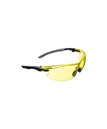 Allen Company Keen Shooting Safety Glasses, Yellow Lenses, ANSI Z87.1+ & CE Rated Black and Gray