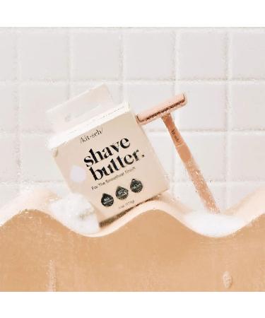 Kitsch Smooth Shave Butter - Hydrating & Nourishing for Sensitive Skin | 4 oz | Non Clog Formula | Women's Leg Shaving Butter - Buy Online on SooperMarket.com