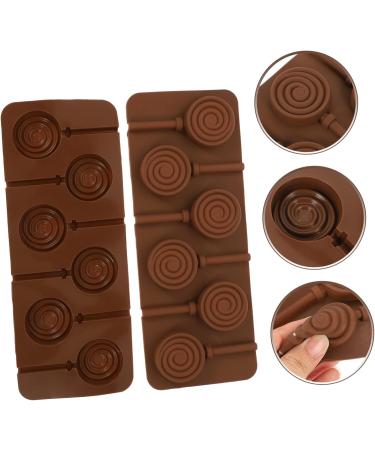 Ciieeo 2pcs Lollipop Mold Festival Baking Mold Lollipop Ball Molds Cookie Molds Sphere Lollipop Fondant Molds Sucker Molds Sucker Lollipop Silicone Cake Fudge Silica Gel Chocolate Candies - Buy Online on SooperMarket.com