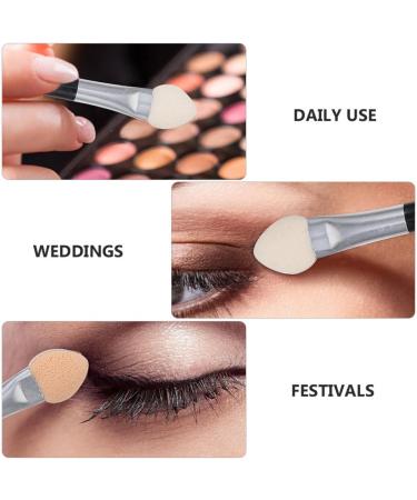 Baluue 48 Pcs Latex Eye Shadow Stick Girl Makeup Brush Halloween Makeup Eyelid Applicator Eyeshadow Plastic - Buy Online on SooperMarket.com