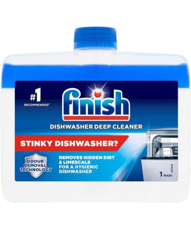 4 x Finish Dishwasher cleaner 250ml Dual Action Clean Combat grease & limescale - Buy Online on SooperMarket.com