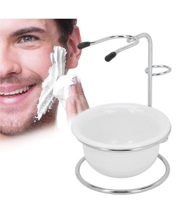 2 Pcs Men s Stainless Steel Shaving Set - Compact Shaving Soap Bowl & Brush Holder for Travel & Home - Buy Online on SooperMarket.com