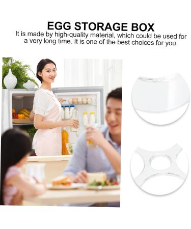jojofuny 2pcs Egg Storage Box Food Tray Shelf Mustard Deviled Egg Holder with Lid Egg Tray Basket Filling Assorted Colorx2pcs 17.5x8.5x2cmx2pcs - Buy Online on SooperMarket.com