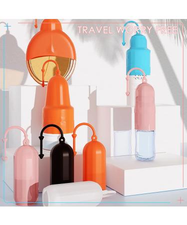 Travel Silicone Bottle Covers - 8 Pack Reusable Protective Spout Accessories for Shampoo & Shower Gel - Safe & Durable Travel Containers - Buy Online on SooperMarket.com