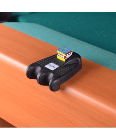 GAMESUN Weighted Pool Cue Holder with 4 Holes and 4 Chalks - Modern Cue Sticks Organizer - Buy Online on SooperMarket.com