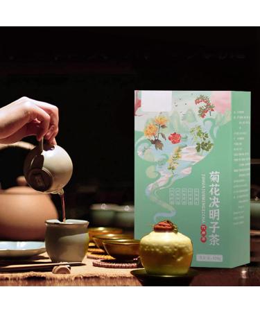 Chrysanthemum Cassia Seeds Tea Bags - Cold & Hot Brew Herbal Drink Sachets (120g) - Buy Online on SooperMarket.com