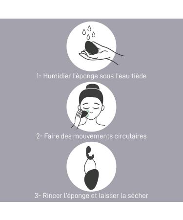 Konjac Face Sponge with Activated Charcoal Natural Exfoliation & Deep Cleansing | International Shipping Available - Buy Online on SooperMarket.com