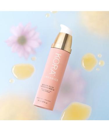 KORA Organics Kakadu Plum Vitamin C Serum | Antioxidant Facial Serum with Hyaluronic Acid | Certified Organic & Cruelty-Free | Improve Skin Tone | 1.01 fl oz - Buy Online on SooperMarket.com