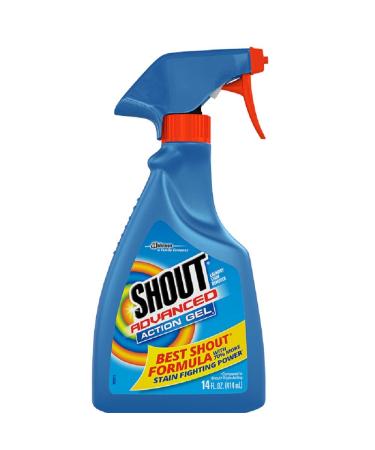Shout Advanced Spray and Wash Gel Stain Remover for Clothes Best Shout Formula 14 fl oz Multicolor