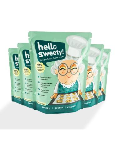 Hello Sweety - The sugar of the future 6 x 250 g 250 g (Pack of 6)