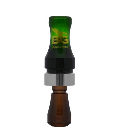 BGC Double Nasty Duck Call - Camo Green/Smoke - Polycarbonate