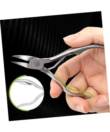 DRESSOOS 1 Set Manicure 2-piece Set Home Nail Pliers Thick Toenails Nipper Ingrown Toe Nipper Nails Kits Pedicure Nursing Trimmer Toenail Clipper Stainless Steel Double Head Finger Pliers - Buy Online on SooperMarket.com