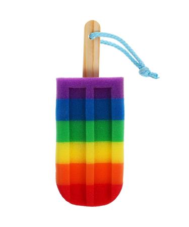 Baluue Ice Cream Shaped Bath Ball Kids Loofah Soft Bathing Towel Shower Body Rubbing Towel Exfoliating Bath Sponge Bath Shower Pouf Body Sponge Scrubber A