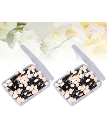 KALLORY 100 Pcs Make up for Face Makeup Eye Makeup Tools Eye Shadow Double Head Cosmetic - Buy Online on SooperMarket.com