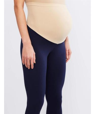 Motherhood Maternity Essential Stretch Leggings - Navy Blue | Secret Fit Belly | Maternity Leggings for Women - Buy Online on SooperMarket.com