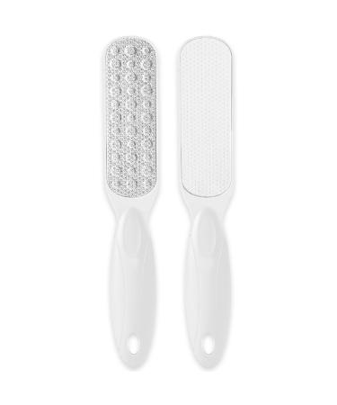 Foot File Foot Scraper for Hard Skin Professional Pedicure Double Side Foot Files Callus Remover Foot Scrubber Metal Foot Rasp Foot Care Tool for Dead Skin Cracked Heels Corn Removal