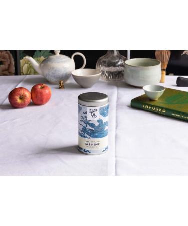 Rare Tea Co. Jasmine Silver Tip White Tea 25g Tin - Premium Loose Leaf Blend - Buy Online on SooperMarket.com