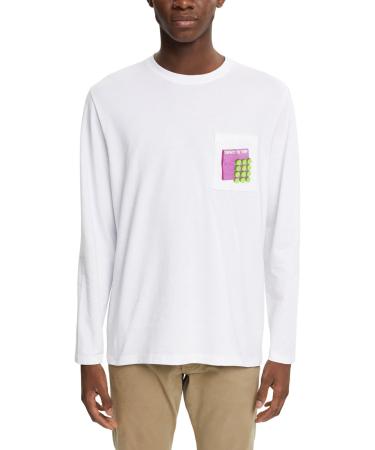 Esprit men T-shirt L 100/White
