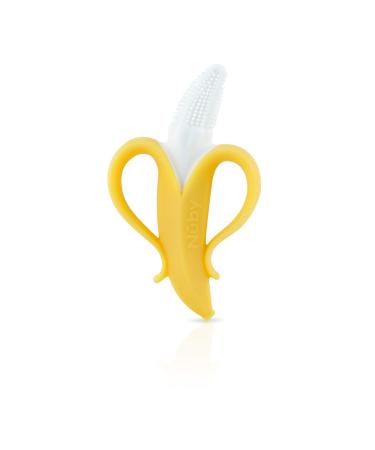 Nuby NanaNubs Banana Massaging Toothbrush 3+ Months 1 Brush
