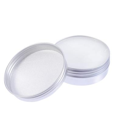 Angoily 1st Razor soap solid shampoing soap facial water for men suits for men face soap beard removal cream men's soap body nourishing soap white man aluminum material white 7.1x7.1cm