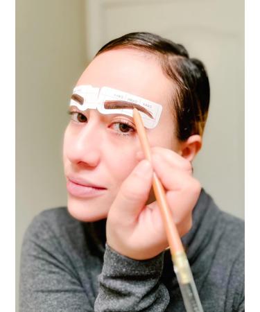 12 Style/Shape Self-Adhesive Eyebrows Stencil - 26 Pcs. Per Pad for Perfect Eyebrow Shaping - Buy Online on SooperMarket.com