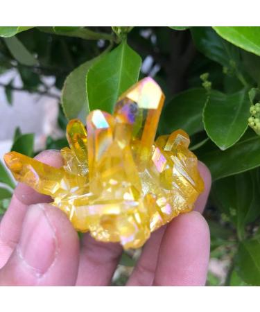 Natural Crystal Rough 1pcs Quartz Crystal Bismuth Silicon Cluster Rainbow - Buy Online on SooperMarket.com