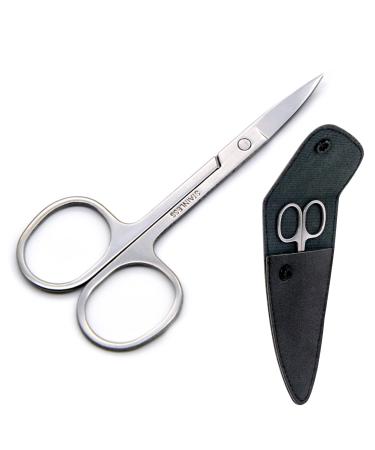 Sularpek 1 Pcs Cuticle Nail Scissors Beauty Scissors Professional Stainless Steel Nail Scissors Professional Multi-Purpose for Nails Nose Hair Eyebrow Moustache