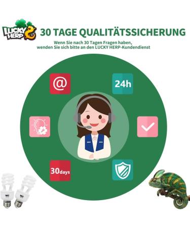 Buy Lucky Herp UVB Lamp 13W E27 - Ideal for Reptiles & Turtles | Best UVB 150 Terrarium Lighting - Buy Online on SooperMarket.com