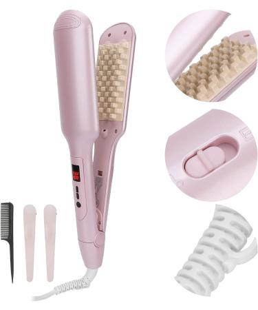 LCD Volumizing Curling Hair Iron with Wide Plates for Fluffy Hair Curler - UK - Buy Online on SooperMarket.com