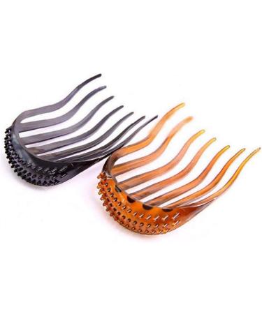1pc Magic Hair Styling Insert Comb Bump It Up Volume Inserts for Donut Ponytail Fluffy Hair Comb Beauty Tool(black) - Buy Online on SooperMarket.com