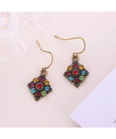 EXCEART 9 Pairs Bohemian Ethnic Earrings Rhinestone Earrings Retro Rhinestone Bohemian Jewelry Dangler Miss - Buy Online on SooperMarket.com