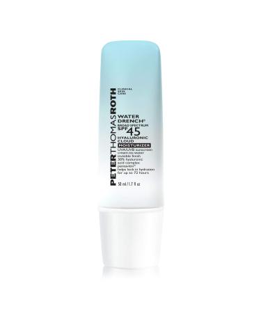 Peter Thomas Roth | Water Drench Broad Spectrum SPF 45 Hyaluronic Cloud Moisturizer | SPF Moisturizer For Face, Lightweight Sunscreen For Face