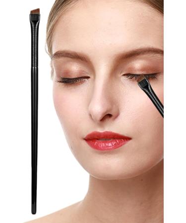 Virtcooy Eyebrow Brush | Eyeliner Brushes | Flat Eyeliner Brushes for Precision Makeup Application Fine Angled Ultra Thin Slanted Flat Angle A102 - Buy Online on SooperMarket.com