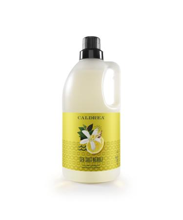 Caldrea Liquid Laundry Detergent Effective for all Fabrics and all Temperatures Sea Salt Neroli Scent 64 oz