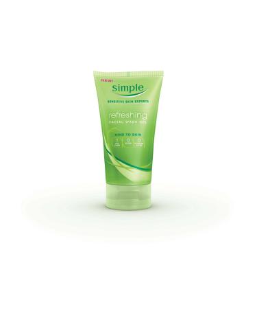 Simple Refreshing Facial Wash Gel  5 Ounce