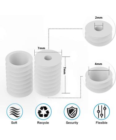 OCEANTREE Cord Locks for Mask - Silicone Cord Stopper Earloop Toggles - White - Buy Online on SooperMarket.com