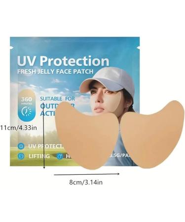Teksome Sun Protection Face Patch - 5pair Facial Sunscreen Patch Comfortable UV Facial Patches Portable Clear UV Protection Face Patch for Outdoor - Buy Online on SooperMarket.com