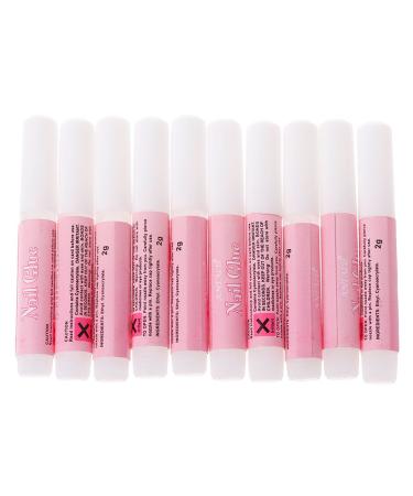 Jilin 10PCS 2g Mini Professional Beauty Nail False Art Decoration Tips Acrylic Glue