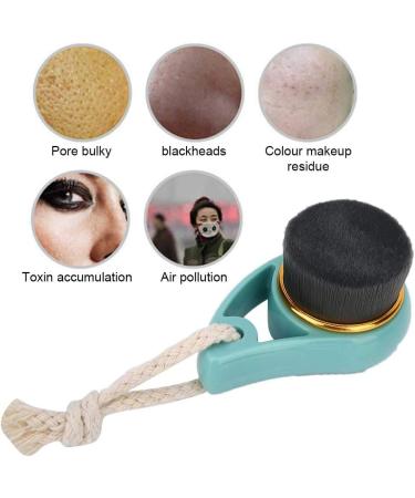  Valentine's Day Present Pratical Pore Cleaning Brush Soft Facial Cleansing Brush Portable Comfortable Remove Blackhead for Man Woman - Buy Online on SooperMarket.com