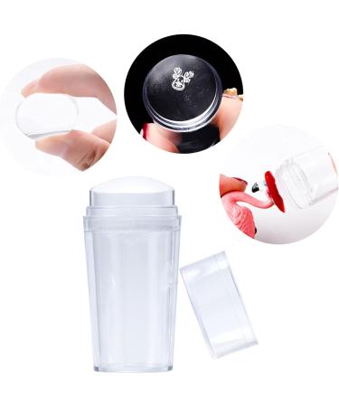 NICENEEDED Silicone French Tip Nail Stamper Kit for DIY Manicures | Clear Soft Stamping Tools for Home or Salon Use - Buy Online on SooperMarket.com