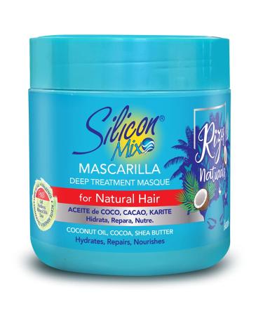 Silicon Mix Rizos Natural Hair Mask for Natural Wavy and Curly Hair 478 g - Intensive Moisturising Hair Mask