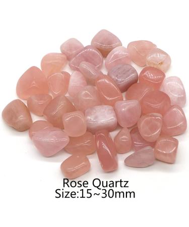 Natural Rose Quartz Crystals and Stones Tumbled Bulk Specime Stones Home Aquarium Decoration Gift - Buy Online on SooperMarket.com