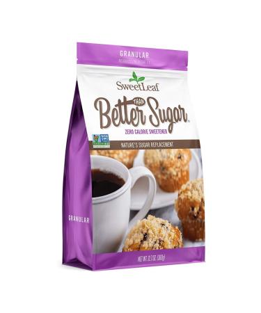 SweetLeaf Better Than Sugar! Stevia Blend for Baking Granular Sweetener, 12.7 Oz 12.7 Ounce (Pack of 1) for Baking