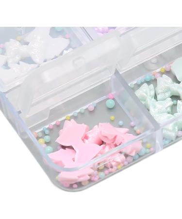 Nail Art Decoration Portable Elegant Nail Care Bowknot Accessories Safe Resin Beautiful for DIY - Buy Online on SooperMarket.com