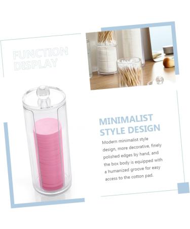 Box Cosmetic Cotton Pad Holder & Swab Storage Rack Groove Design for Organized Beauty Essentials - Buy Online on SooperMarket.com