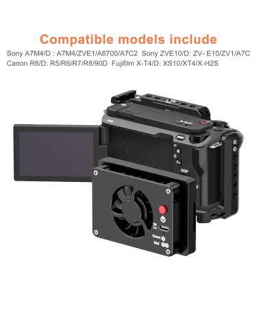 Shentec Camera Fan for ZV-E1 ZV-1F ZV-1 & ZV-E10L - Optimize Cooling for Your Sony Camera - Buy Online on SooperMarket.com