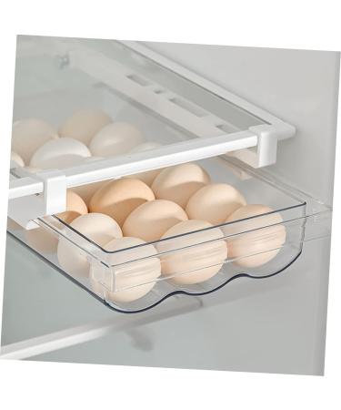 Mikinona Egg Storage Box Storage Drawers Fridge Crisper Fridge Egg Holder Bin Multifunction re-usable - Buy Online on SooperMarket.com
