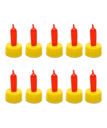 10 PCS Pritchard Nipples Small Animal Milk Drink Nipple Soft Rubber Pacifier for Feeding Sheep Goat Lamb Pup Dog Kids
